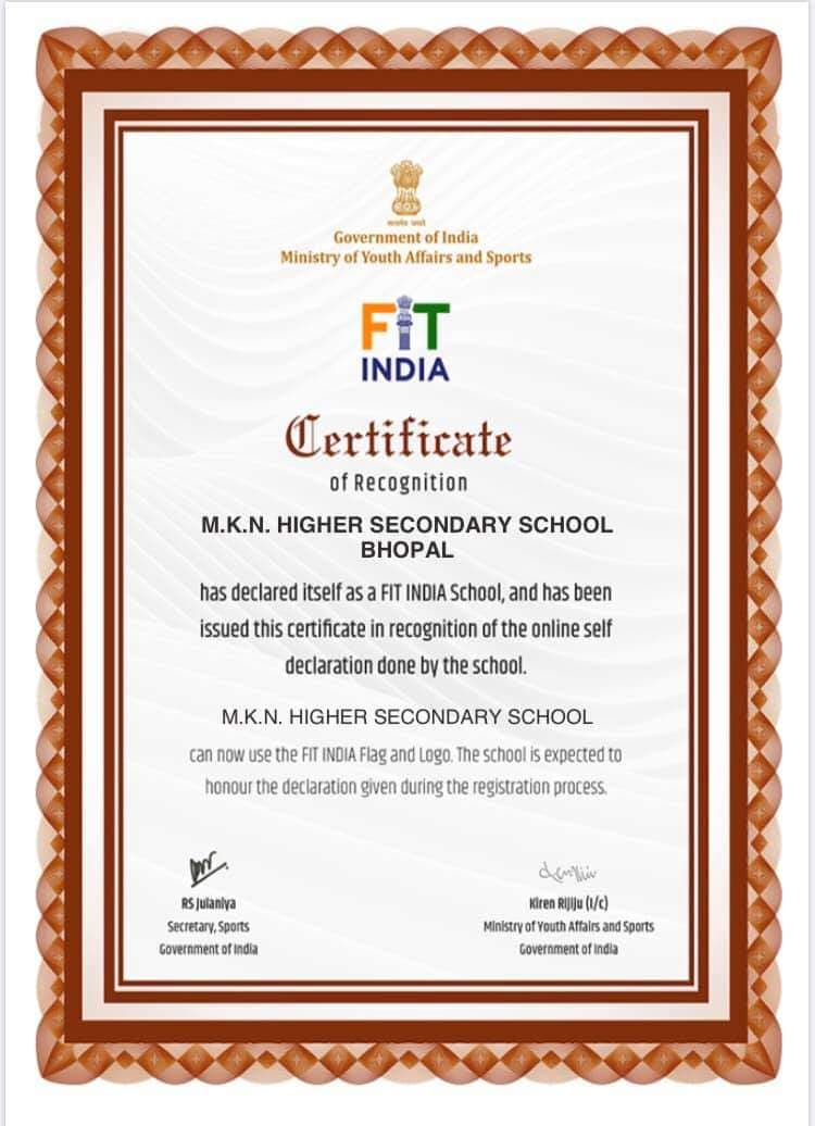 FIT India Certification🎉