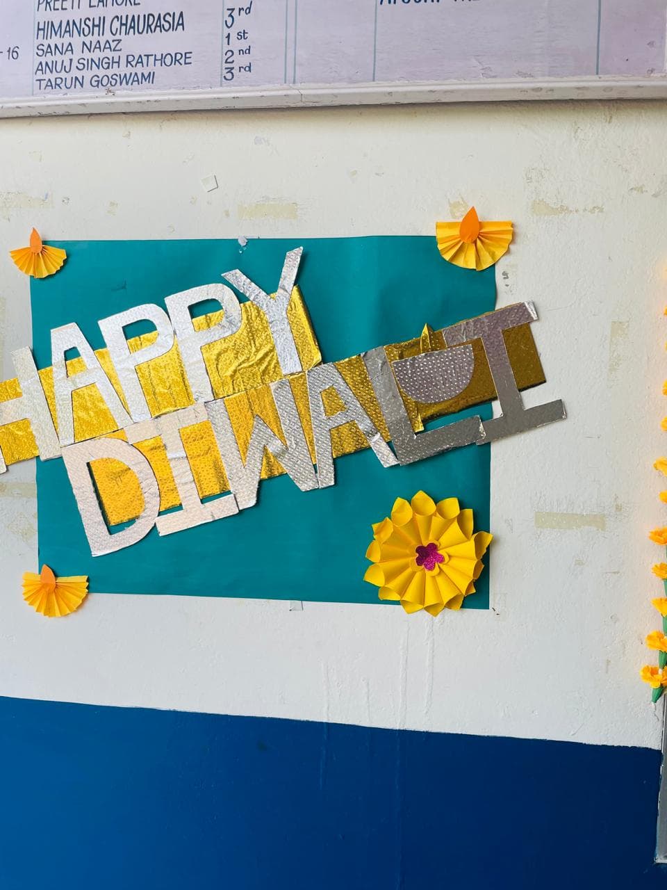 Glimpse of Decoration by craft competition for staff 🪔🎉